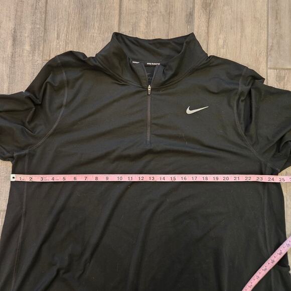 Nike Dri-FIT Element 1/2-Zip Running Top Womens 2X Black Long Sleeve Performance - Picture 4 of 9